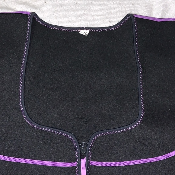 CURVES SHAPER SHORTS & TOP NEOPRENE SWEAT workout body definition high waist 2X - Picture 13 of 16